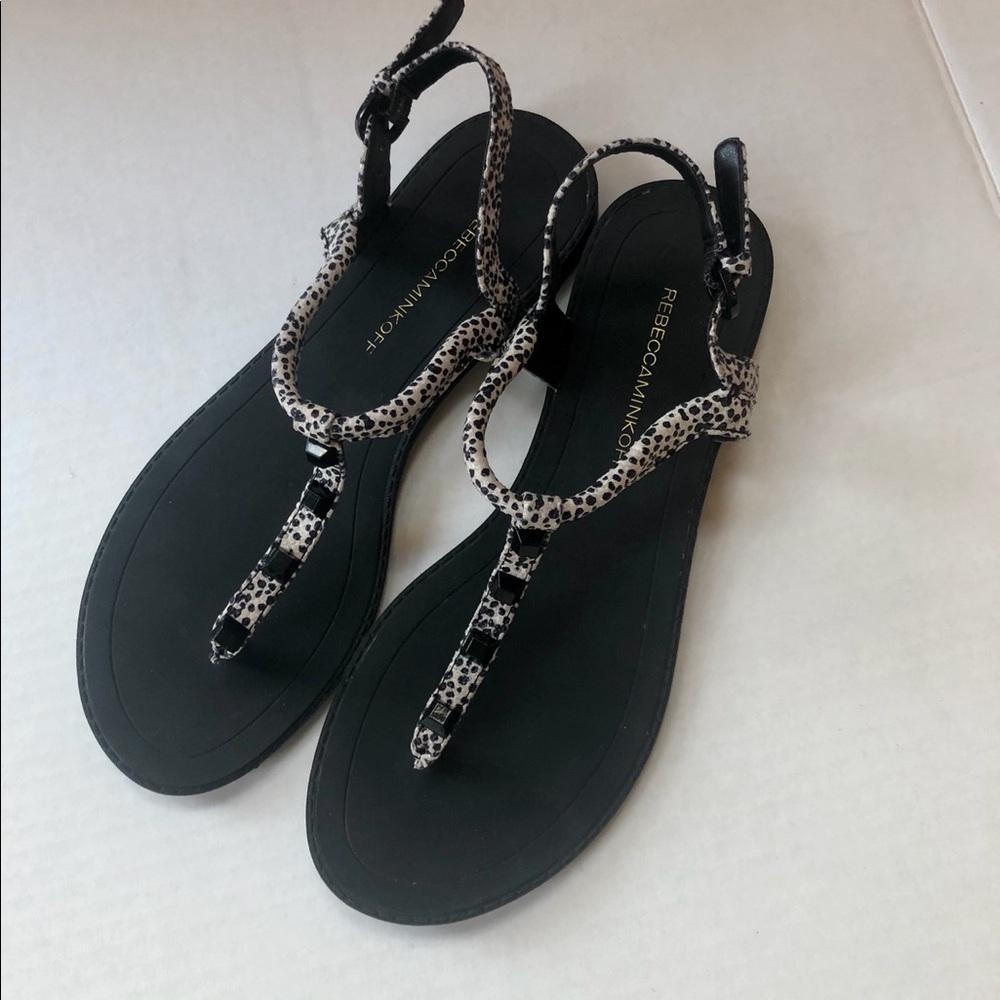 REBECCAMINKOF Animal print sandal 6M